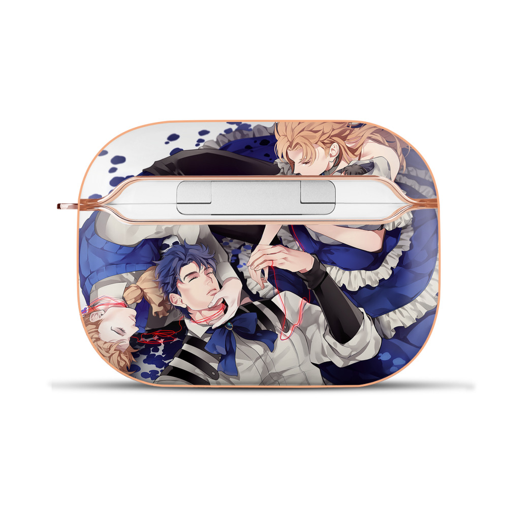 （画像用） ジョジョの奇妙な冒険 JoJo's Bizarre Adventure 【AirPods Pro用】ハードシェル保護ケース｜耐衝撃・防指紋・カラビナ付き商品仕様