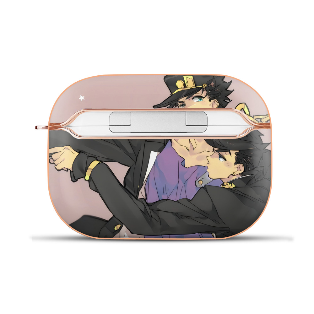 （画像用） ジョジョの奇妙な冒険 JoJo's Bizarre Adventure 【AirPods Pro用】ハードシェル保護ケース｜耐衝撃・防指紋・カラビナ付き商品仕様