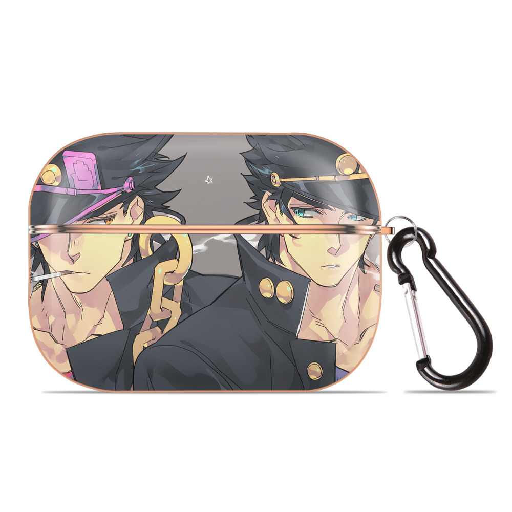（画像用） ジョジョの奇妙な冒険 JoJo's Bizarre Adventure 【AirPods Pro用】ハードシェル保護ケース｜耐衝撃・防指紋・カラビナ付き商品仕様