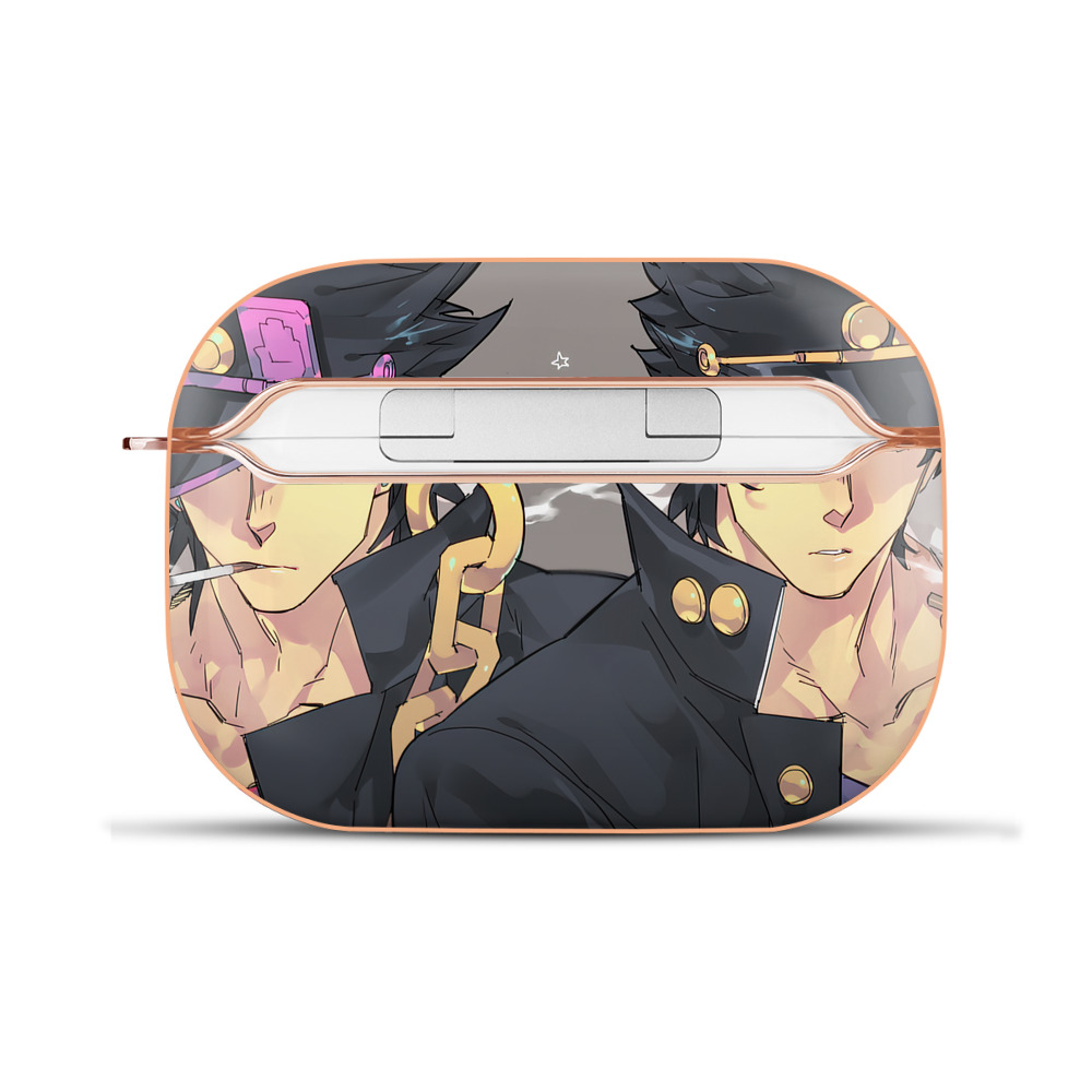 （画像用） ジョジョの奇妙な冒険 JoJo's Bizarre Adventure 【AirPods Pro用】ハードシェル保護ケース｜耐衝撃・防指紋・カラビナ付き商品仕様