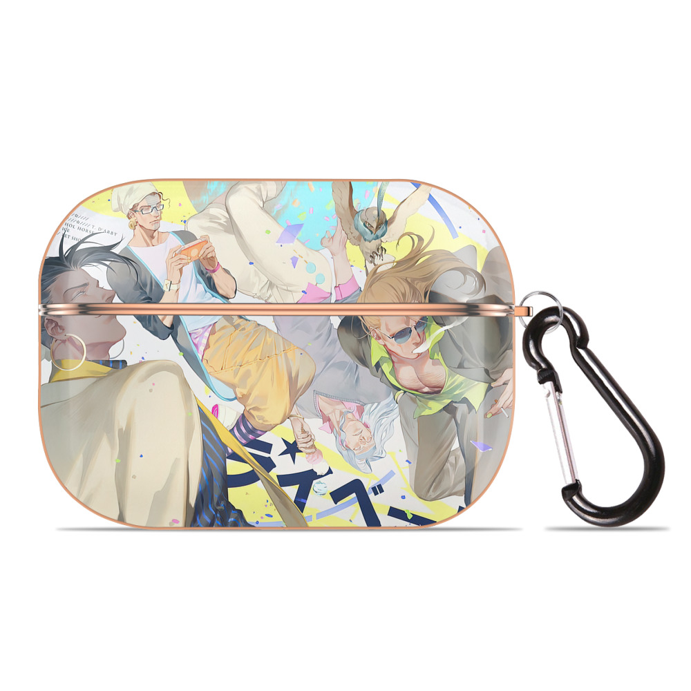 （画像用） ジョジョの奇妙な冒険 JoJo's Bizarre Adventure 【AirPods Pro用】ハードシェル保護ケース｜耐衝撃・防指紋・カラビナ付き商品仕様