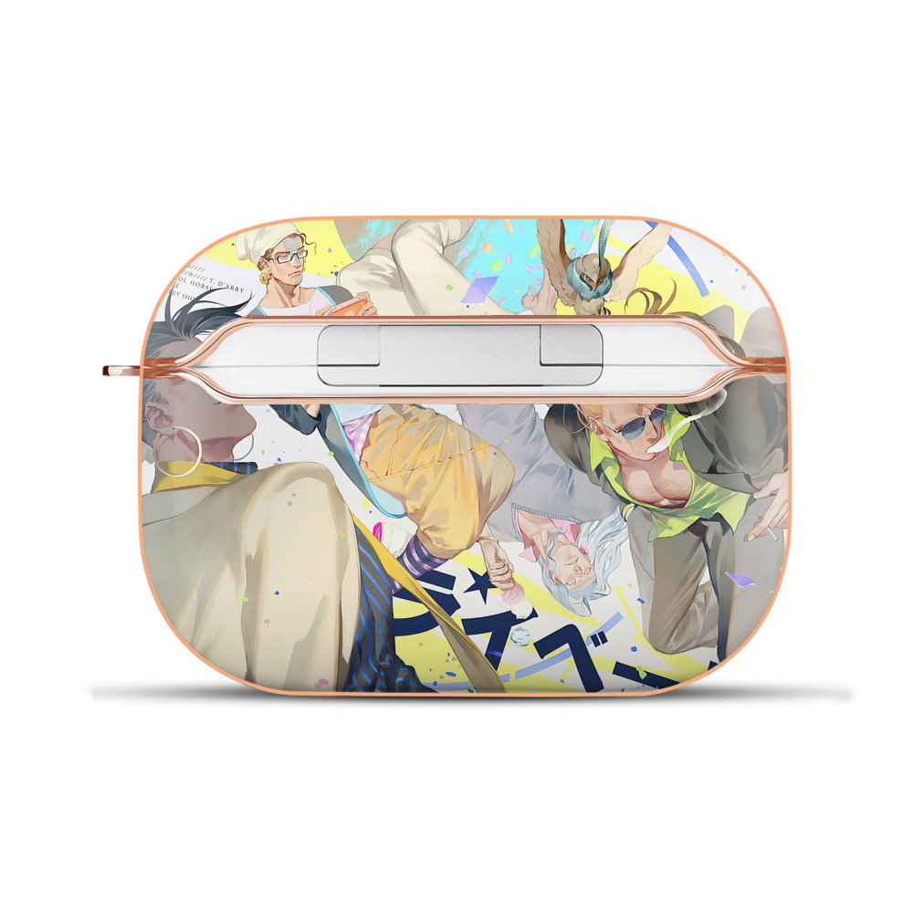 （画像用） ジョジョの奇妙な冒険 JoJo's Bizarre Adventure 【AirPods Pro用】ハードシェル保護ケース｜耐衝撃・防指紋・カラビナ付き商品仕様