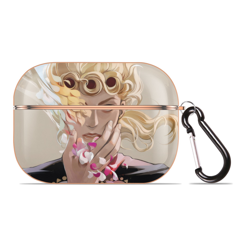 （画像用） ジョジョの奇妙な冒険 JoJo's Bizarre Adventure 【AirPods Pro用】ハードシェル保護ケース｜耐衝撃・防指紋・カラビナ付き商品仕様