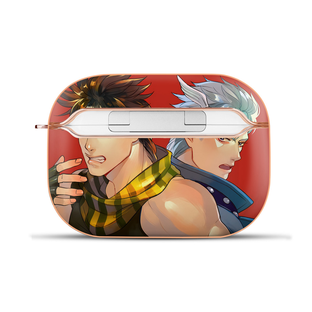 （画像用） ジョジョの奇妙な冒険 JoJo's Bizarre Adventure 【AirPods Pro用】ハードシェル保護ケース｜耐衝撃・防指紋・カラビナ付き商品仕様
