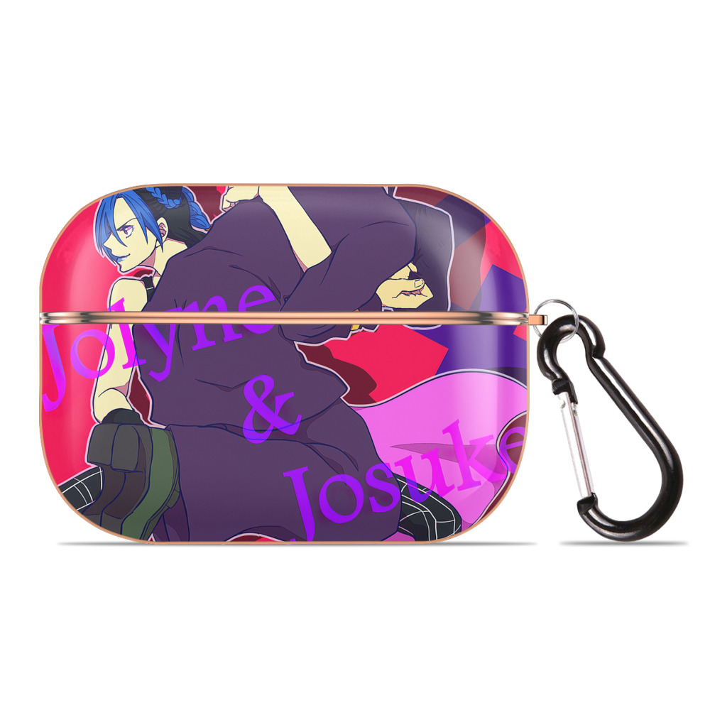 （画像用） ジョジョの奇妙な冒険 JoJo's Bizarre Adventure 【AirPods Pro用】ハードシェル保護ケース｜耐衝撃・防指紋・カラビナ付き商品仕様