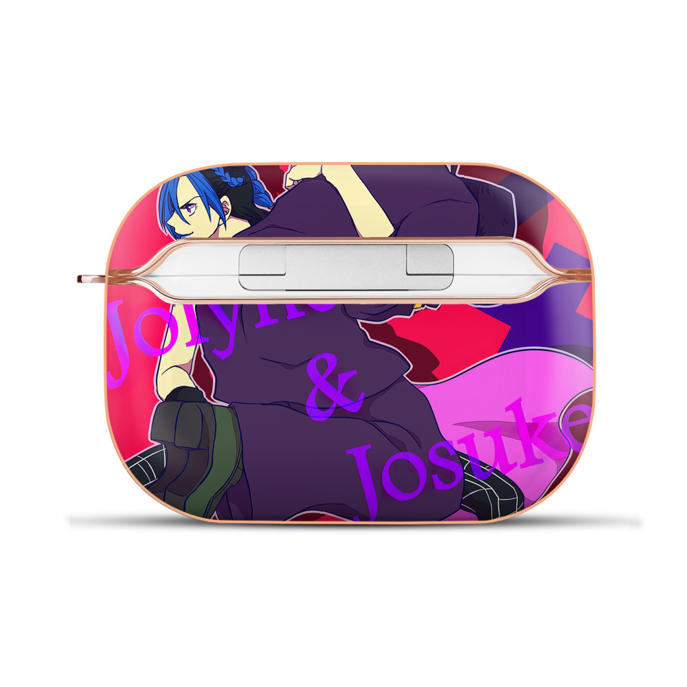 （画像用） ジョジョの奇妙な冒険 JoJo's Bizarre Adventure 【AirPods Pro用】ハードシェル保護ケース｜耐衝撃・防指紋・カラビナ付き商品仕様