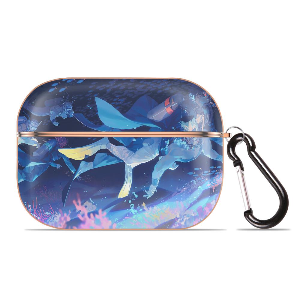 （画像用） ジョジョの奇妙な冒険 JoJo's Bizarre Adventure 【AirPods Pro用】ハードシェル保護ケース｜耐衝撃・防指紋・カラビナ付き商品仕様