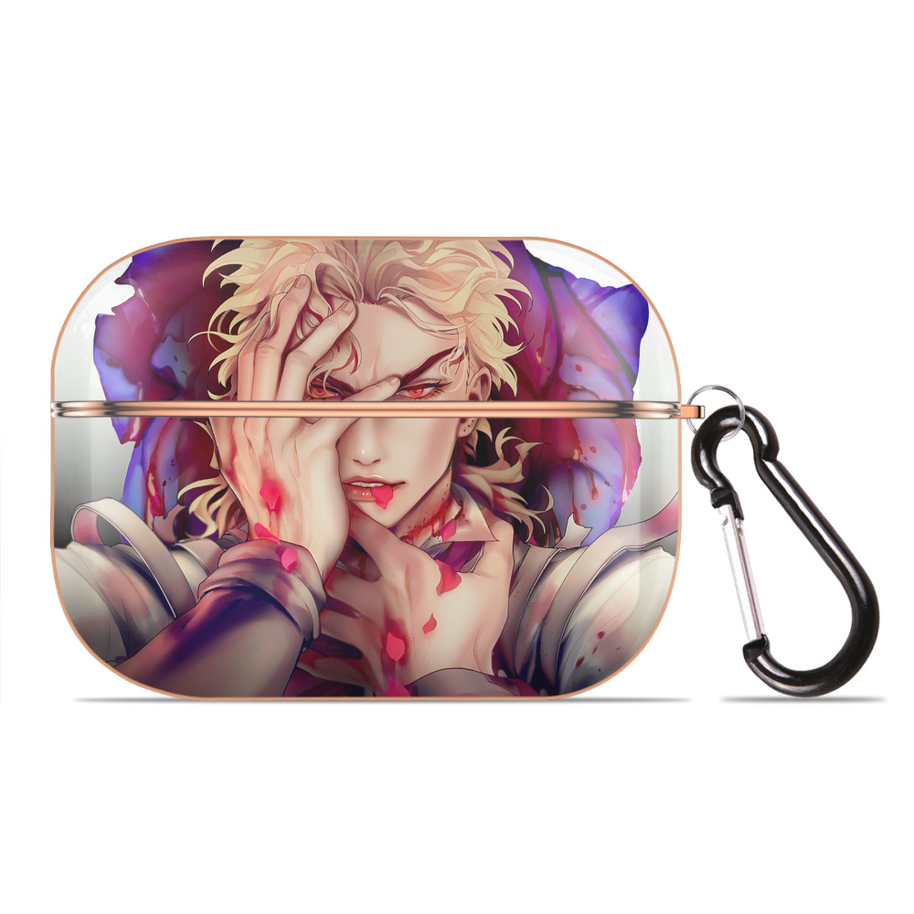 （画像用） ジョジョの奇妙な冒険 JoJo's Bizarre Adventure 【AirPods Pro用】ハードシェル保護ケース｜耐衝撃・防指紋・カラビナ付き商品仕様