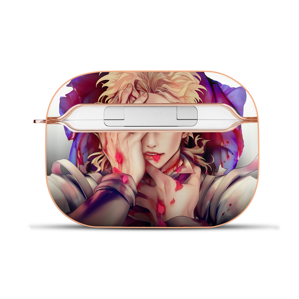 （画像用） ジョジョの奇妙な冒険 JoJo's Bizarre Adventure 【AirPods Pro用】ハードシェル保護ケース｜耐衝撃・防指紋・カラビナ付き商品仕様