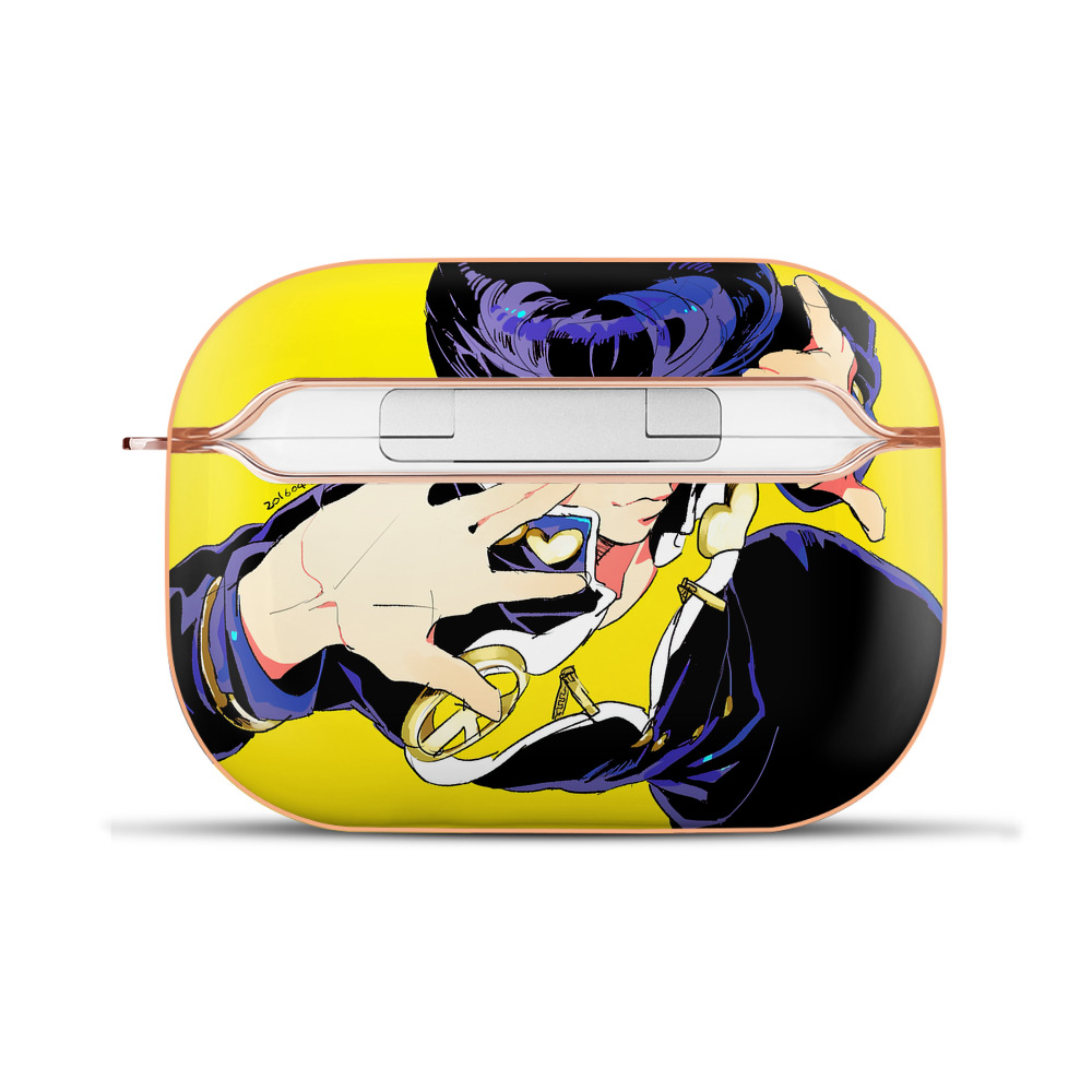 （画像用） ジョジョの奇妙な冒険 JoJo's Bizarre Adventure 【AirPods Pro用】ハードシェル保護ケース｜耐衝撃・防指紋・カラビナ付き商品仕様