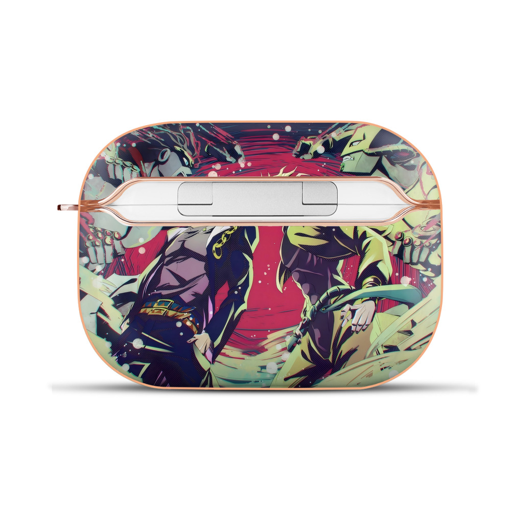 （画像用） ジョジョの奇妙な冒険 JoJo's Bizarre Adventure 【AirPods Pro用】ハードシェル保護ケース｜耐衝撃・防指紋・カラビナ付き商品仕様