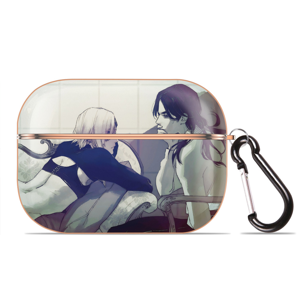 （画像用） ジョジョの奇妙な冒険 JoJo's Bizarre Adventure 【AirPods Pro用】ハードシェル保護ケース｜耐衝撃・防指紋・カラビナ付き商品仕様