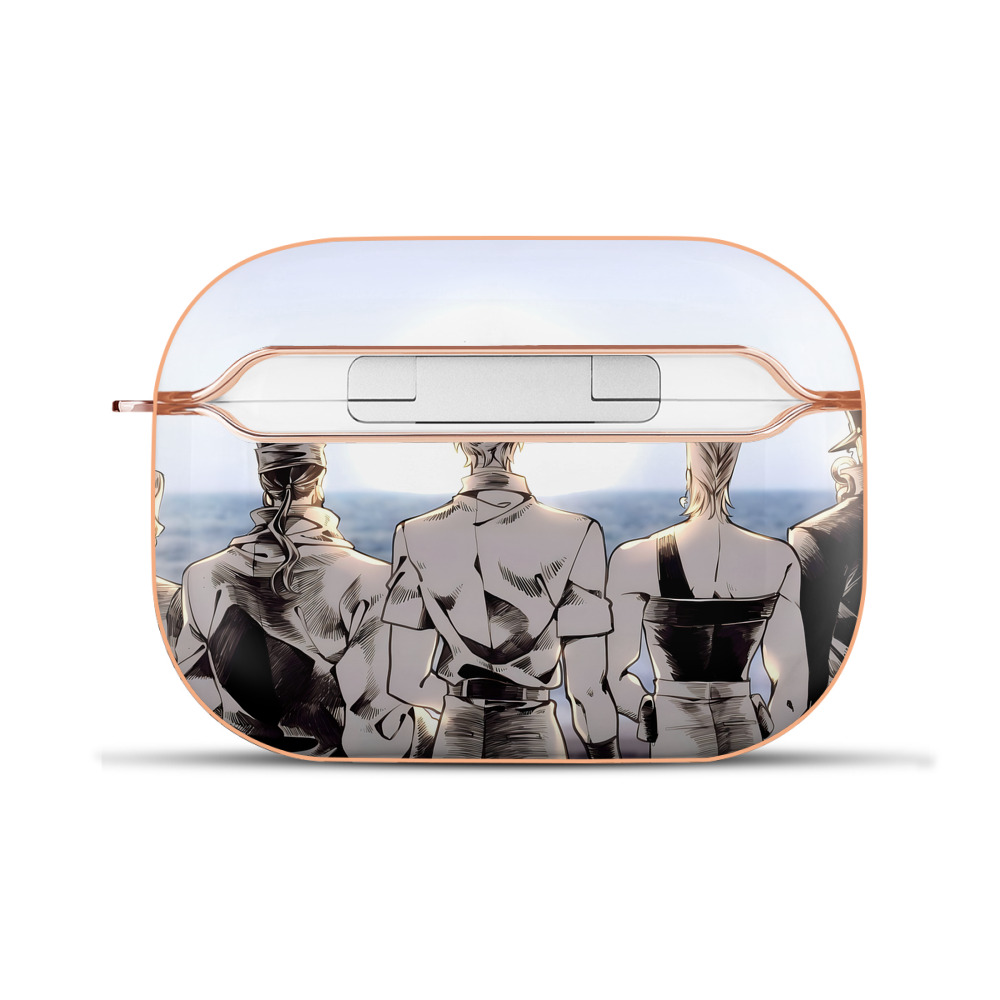 （画像用） ジョジョの奇妙な冒険 JoJo's Bizarre Adventure 【AirPods Pro用】ハードシェル保護ケース｜耐衝撃・防指紋・カラビナ付き商品仕様