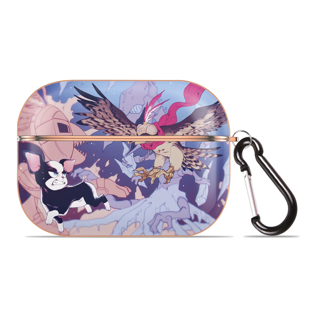 （画像用） ジョジョの奇妙な冒険 JoJo's Bizarre Adventure 【AirPods Pro用】ハードシェル保護ケース｜耐衝撃・防指紋・カラビナ付き商品仕様