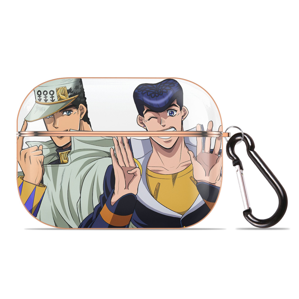（画像用） ジョジョの奇妙な冒険 JoJo's Bizarre Adventure 【AirPods Pro用】ハードシェル保護ケース｜耐衝撃・防指紋・カラビナ付き商品仕様