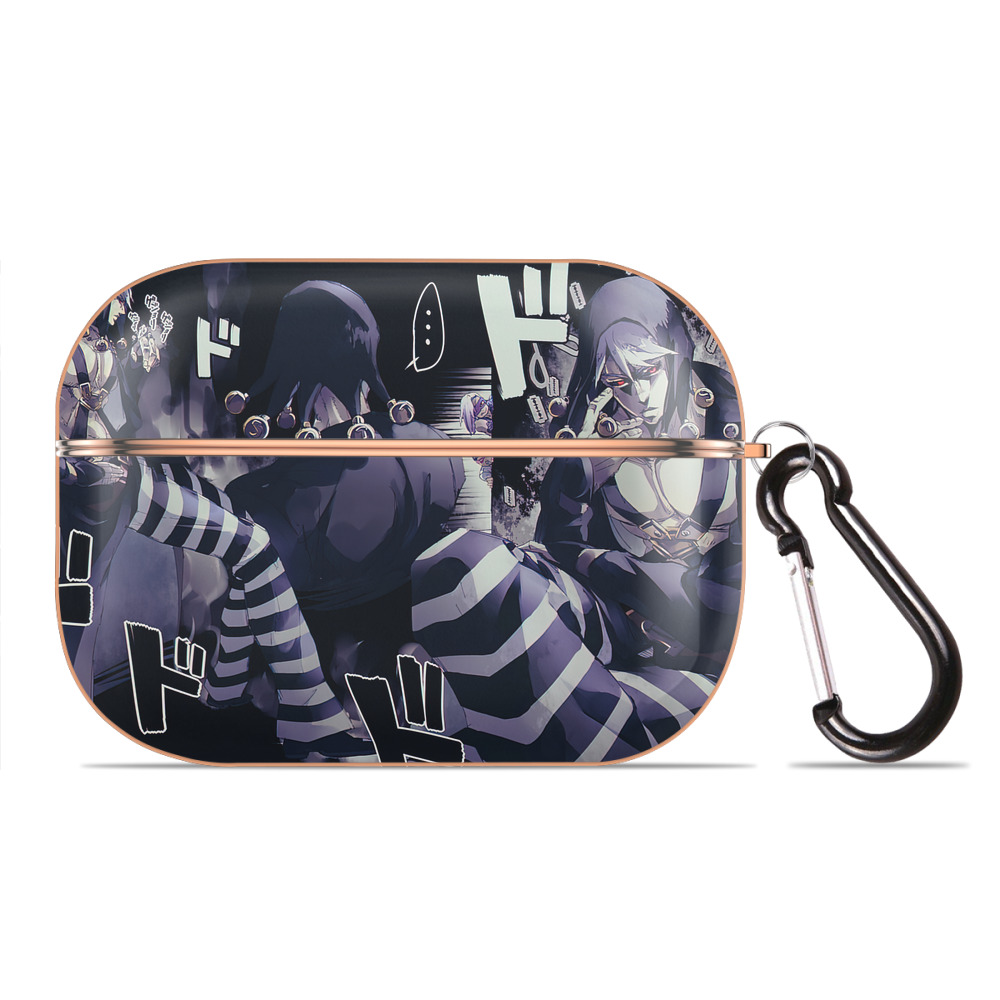 （画像用） ジョジョの奇妙な冒険 JoJo's Bizarre Adventure 【AirPods Pro用】ハードシェル保護ケース｜耐衝撃・防指紋・カラビナ付き商品仕様