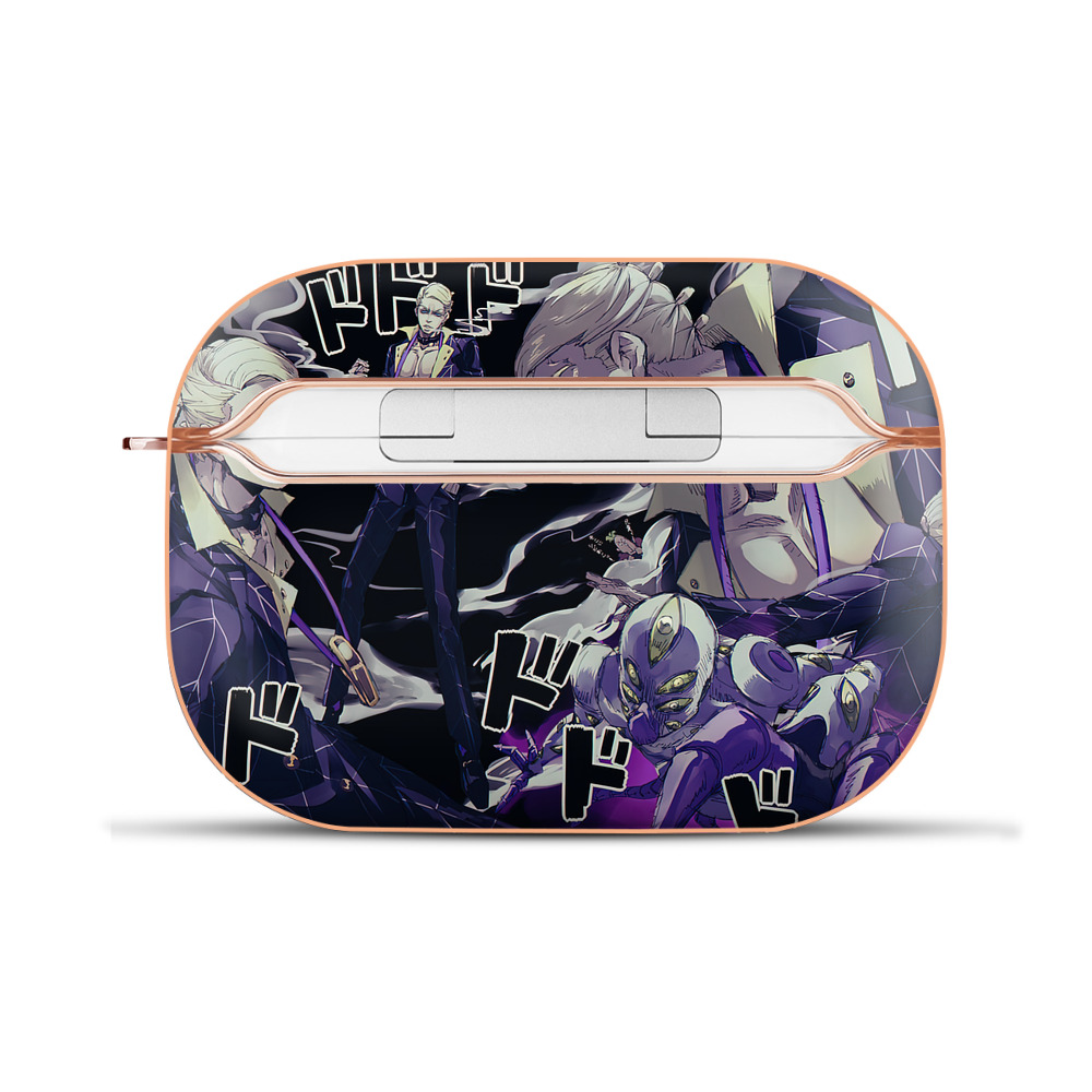 （画像用） ジョジョの奇妙な冒険 JoJo's Bizarre Adventure 【AirPods Pro用】ハードシェル保護ケース｜耐衝撃・防指紋・カラビナ付き商品仕様
