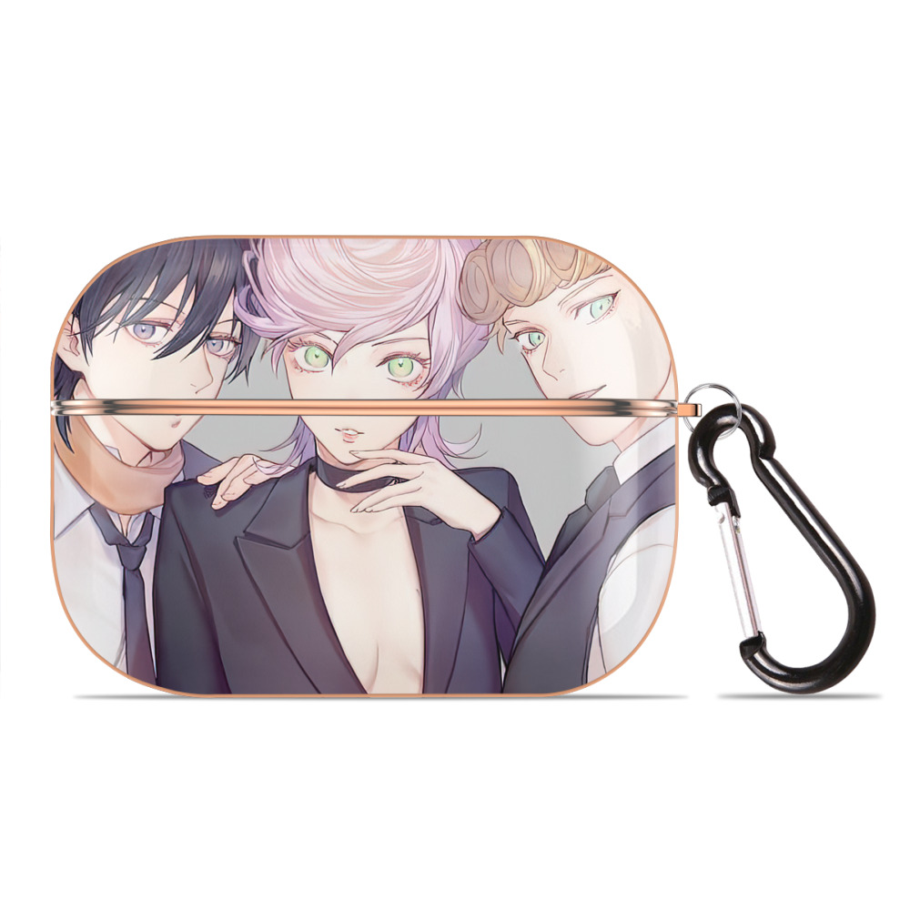 （画像用） ジョジョの奇妙な冒険 JoJo's Bizarre Adventure 【AirPods Pro用】ハードシェル保護ケース｜耐衝撃・防指紋・カラビナ付き商品仕様