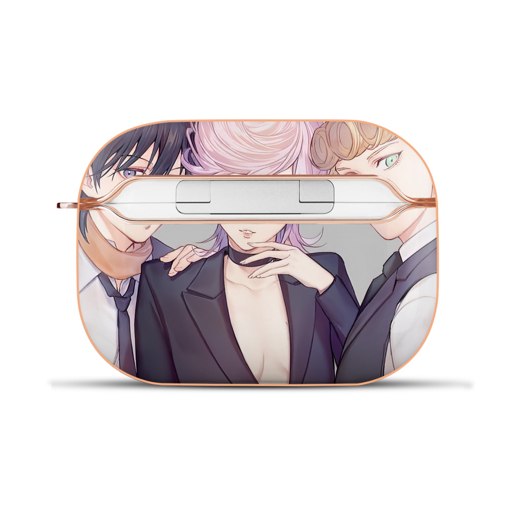 （画像用） ジョジョの奇妙な冒険 JoJo's Bizarre Adventure 【AirPods Pro用】ハードシェル保護ケース｜耐衝撃・防指紋・カラビナ付き商品仕様