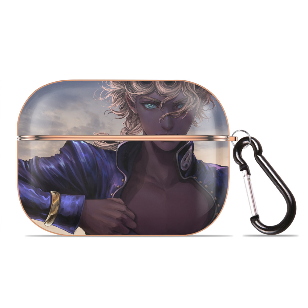 （画像用） ジョジョの奇妙な冒険 JoJo's Bizarre Adventure 【AirPods Pro用】ハードシェル保護ケース｜耐衝撃・防指紋・カラビナ付き商品仕様