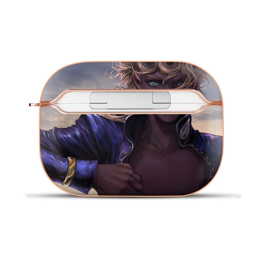 （画像用） ジョジョの奇妙な冒険 JoJo's Bizarre Adventure 【AirPods Pro用】ハードシェル保護ケース｜耐衝撃・防指紋・カラビナ付き商品仕様