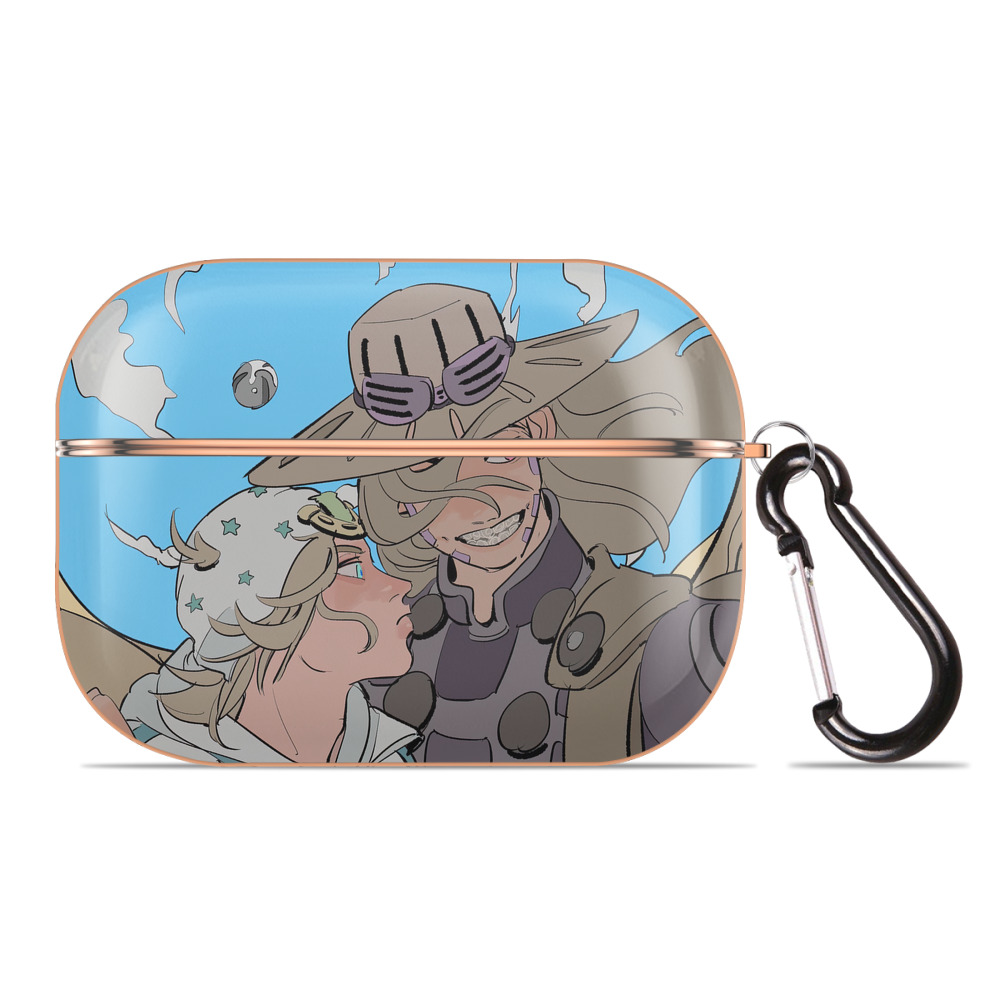 （画像用） ジョジョの奇妙な冒険 JoJo's Bizarre Adventure 【AirPods Pro用】ハードシェル保護ケース｜耐衝撃・防指紋・カラビナ付き商品仕様