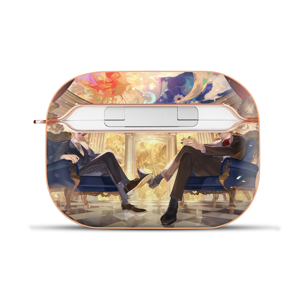 （画像用） ジョジョの奇妙な冒険 JoJo's Bizarre Adventure 【AirPods Pro用】ハードシェル保護ケース｜耐衝撃・防指紋・カラビナ付き商品仕様