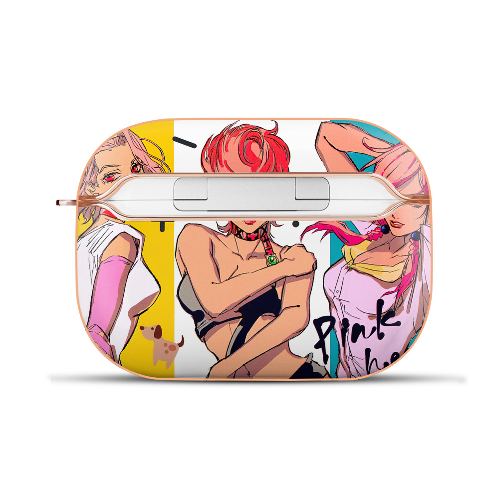 （画像用） ジョジョの奇妙な冒険 JoJo's Bizarre Adventure 【AirPods Pro用】ハードシェル保護ケース｜耐衝撃・防指紋・カラビナ付き商品仕様