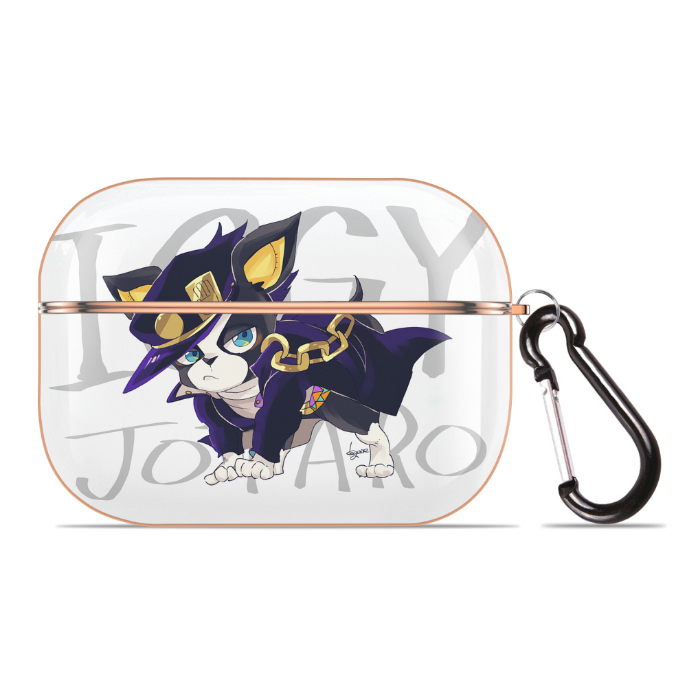 （画像用） ジョジョの奇妙な冒険 JoJo's Bizarre Adventure 【AirPods Pro用】ハードシェル保護ケース｜耐衝撃・防指紋・カラビナ付き商品仕様
