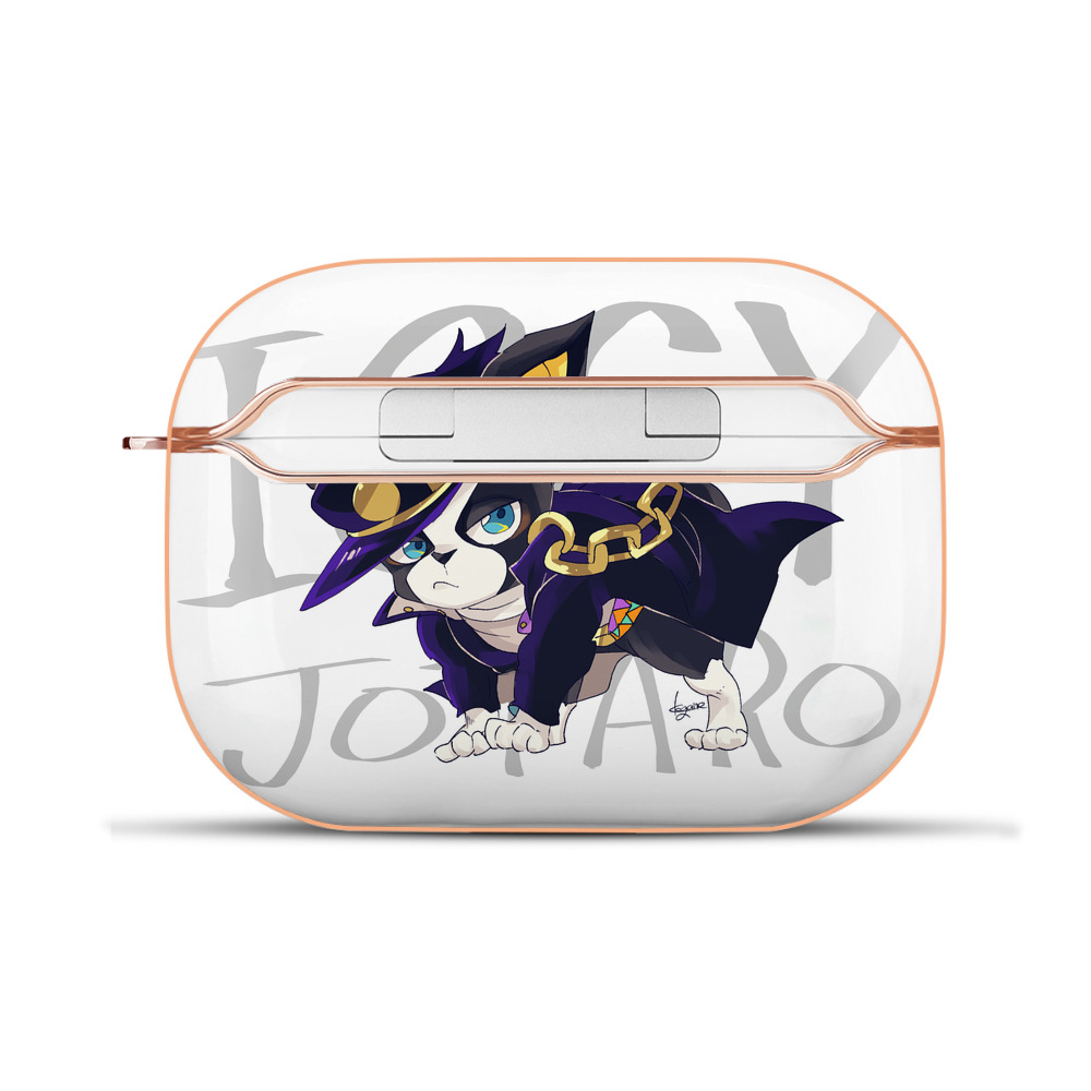 （画像用） ジョジョの奇妙な冒険 JoJo's Bizarre Adventure 【AirPods Pro用】ハードシェル保護ケース｜耐衝撃・防指紋・カラビナ付き商品仕様