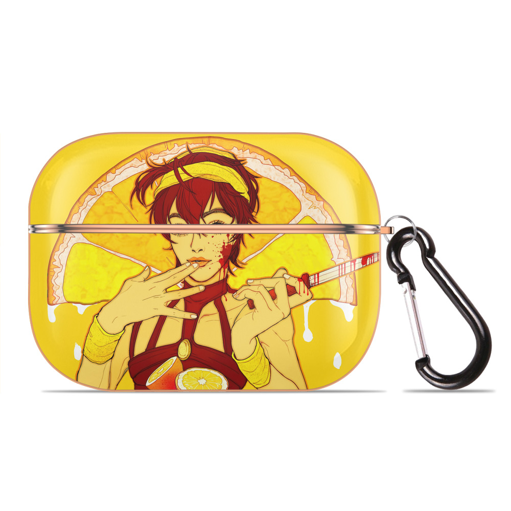 （画像用） ジョジョの奇妙な冒険 JoJo's Bizarre Adventure 【AirPods Pro用】ハードシェル保護ケース｜耐衝撃・防指紋・カラビナ付き商品仕様