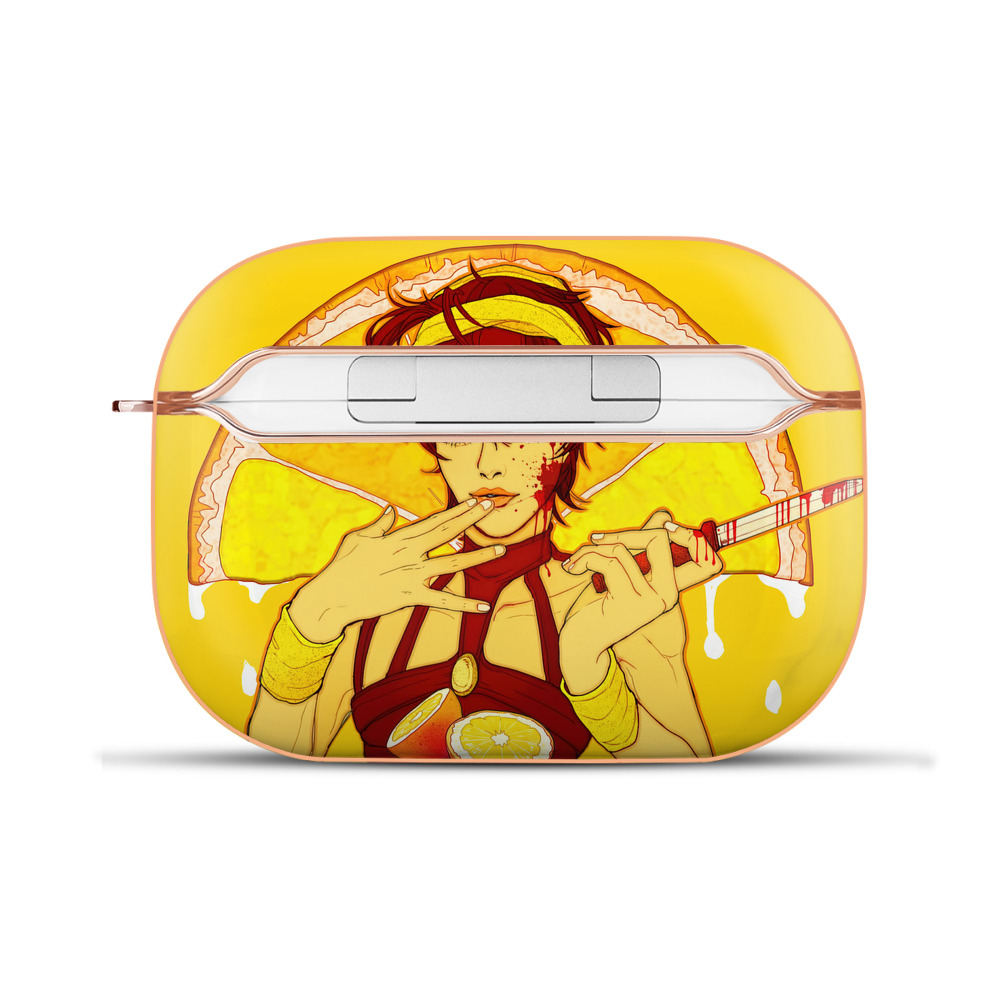 （画像用） ジョジョの奇妙な冒険 JoJo's Bizarre Adventure 【AirPods Pro用】ハードシェル保護ケース｜耐衝撃・防指紋・カラビナ付き商品仕様