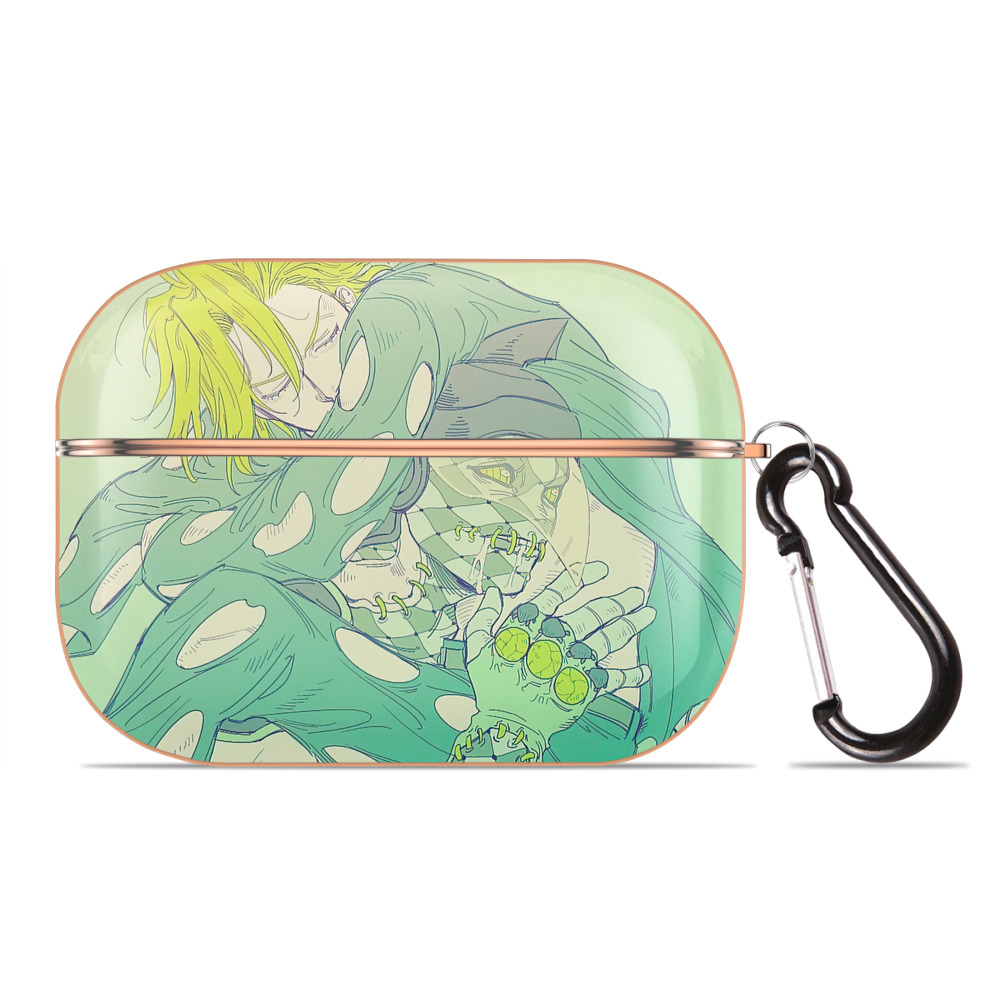 （画像用） ジョジョの奇妙な冒険 JoJo's Bizarre Adventure 【AirPods Pro用】ハードシェル保護ケース｜耐衝撃・防指紋・カラビナ付き商品仕様