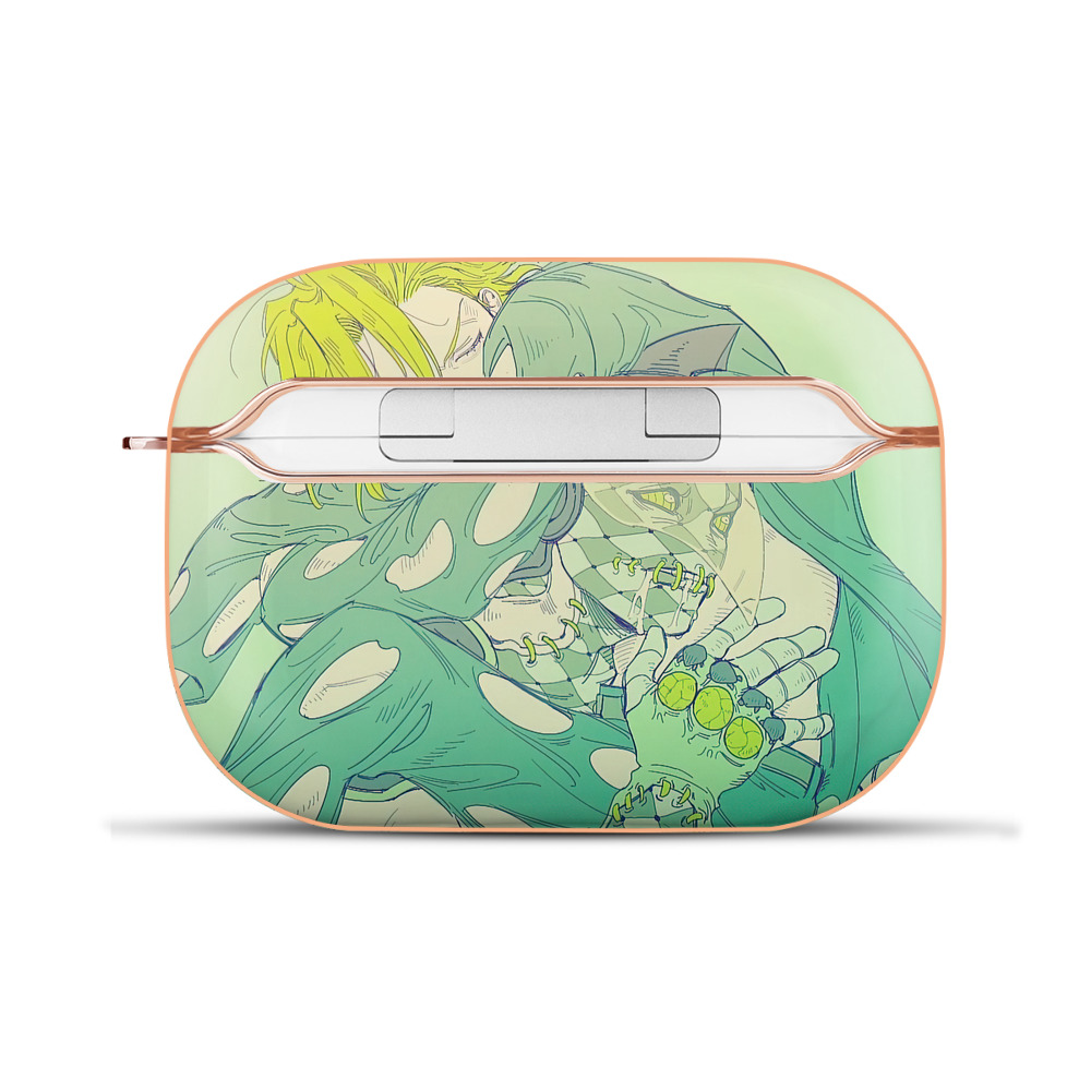 （画像用） ジョジョの奇妙な冒険 JoJo's Bizarre Adventure 【AirPods Pro用】ハードシェル保護ケース｜耐衝撃・防指紋・カラビナ付き商品仕様