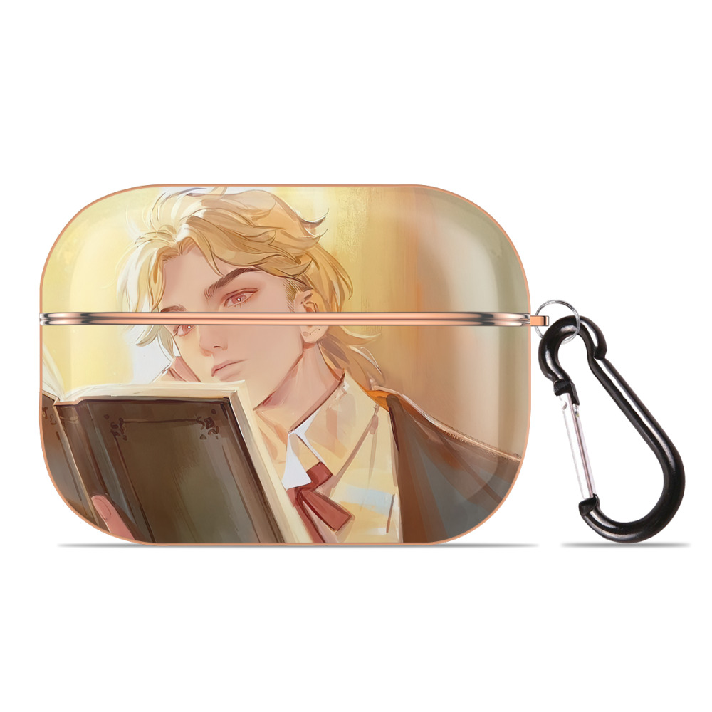（画像用） ジョジョの奇妙な冒険 JoJo's Bizarre Adventure 【AirPods Pro用】ハードシェル保護ケース｜耐衝撃・防指紋・カラビナ付き商品仕様