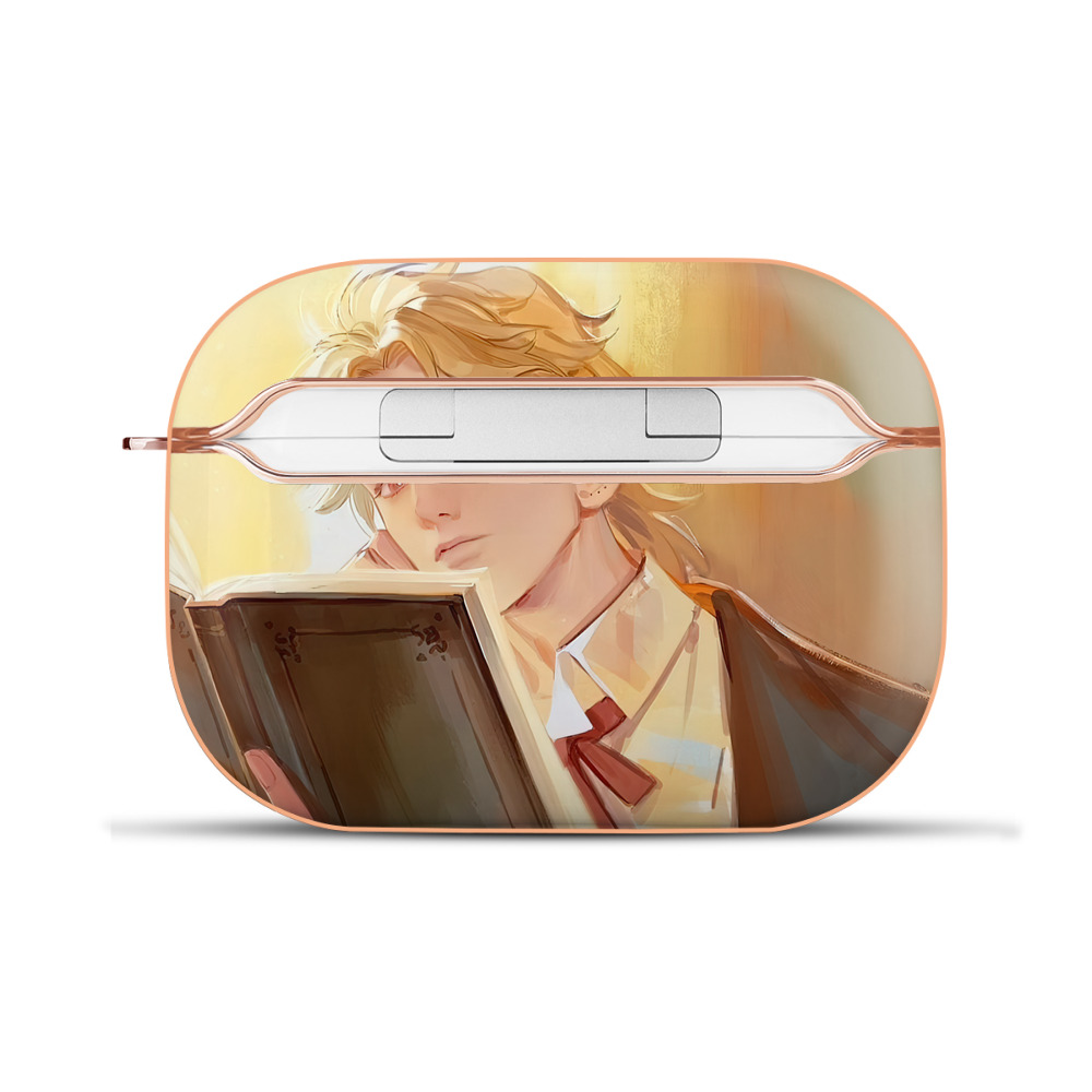 （画像用） ジョジョの奇妙な冒険 JoJo's Bizarre Adventure 【AirPods Pro用】ハードシェル保護ケース｜耐衝撃・防指紋・カラビナ付き商品仕様