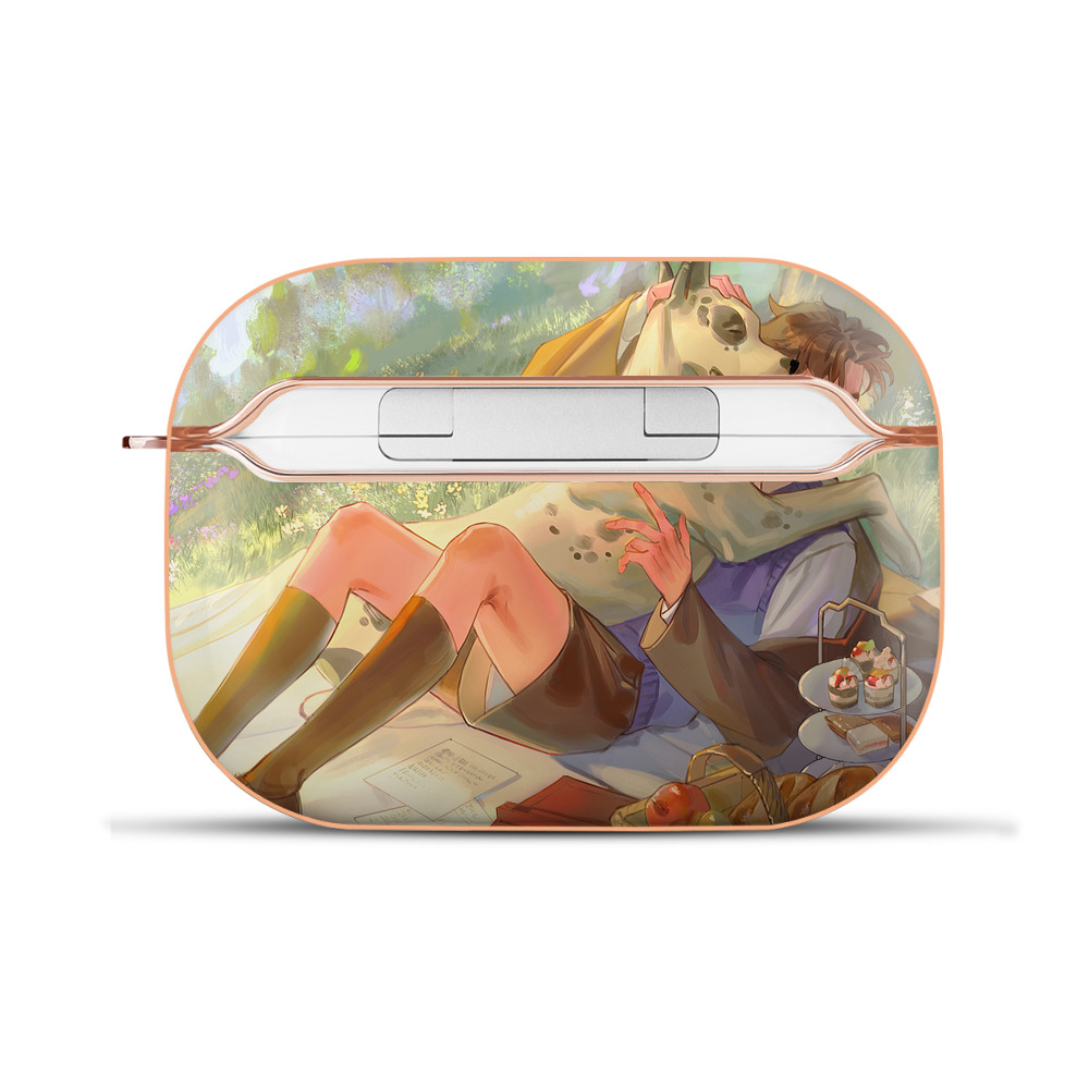 （画像用） ジョジョの奇妙な冒険 JoJo's Bizarre Adventure 【AirPods Pro用】ハードシェル保護ケース｜耐衝撃・防指紋・カラビナ付き商品仕様