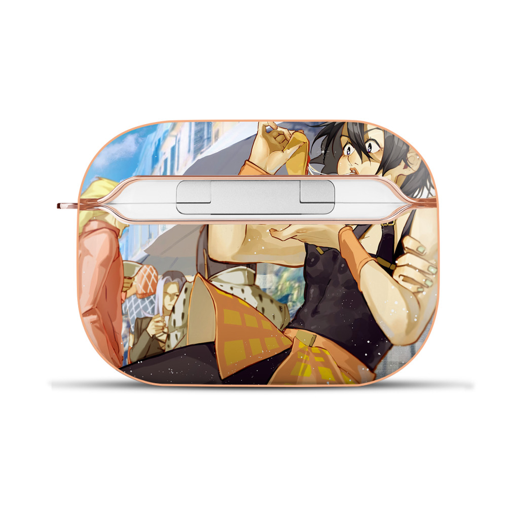 （画像用） ジョジョの奇妙な冒険 JoJo's Bizarre Adventure 【AirPods Pro用】ハードシェル保護ケース｜耐衝撃・防指紋・カラビナ付き商品仕様