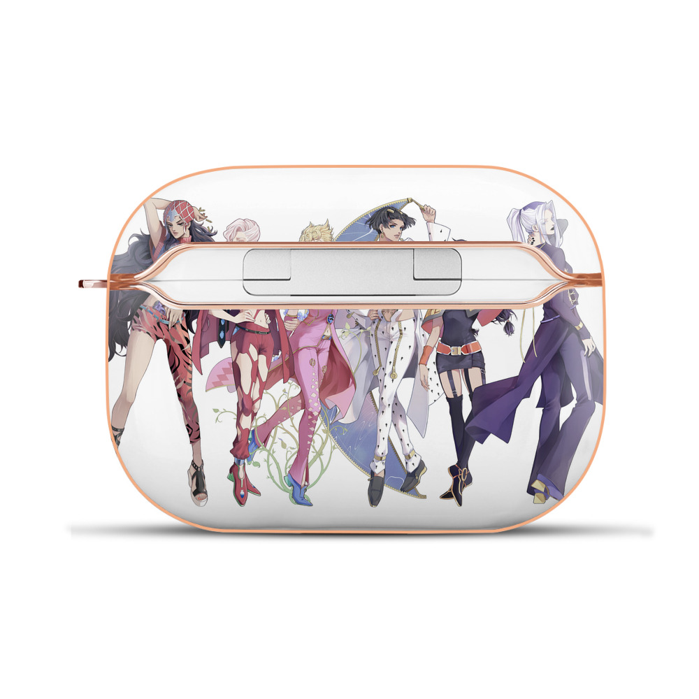 （画像用） ジョジョの奇妙な冒険 JoJo's Bizarre Adventure 【AirPods Pro用】ハードシェル保護ケース｜耐衝撃・防指紋・カラビナ付き商品仕様