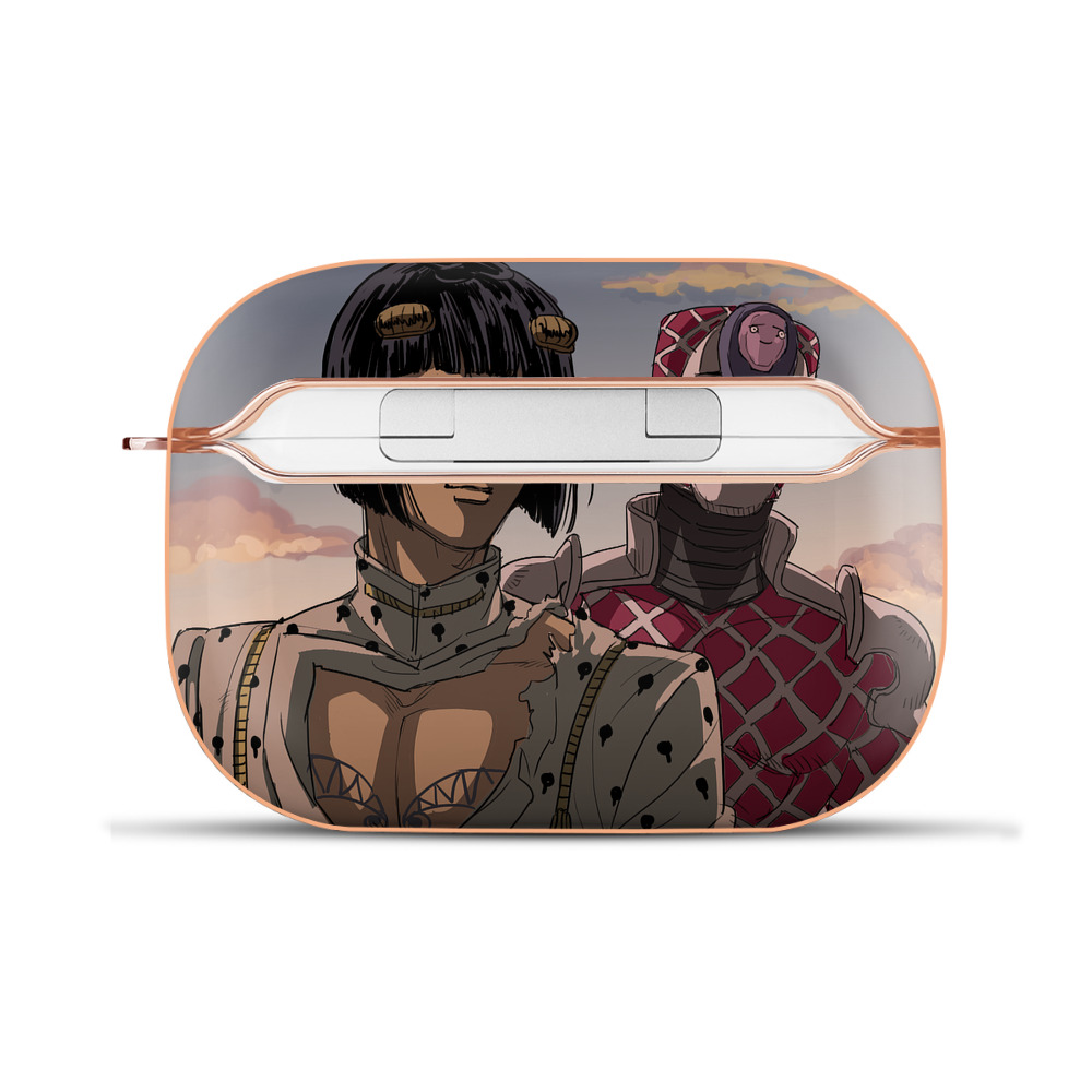（画像用） ジョジョの奇妙な冒険 JoJo's Bizarre Adventure 【AirPods Pro用】ハードシェル保護ケース｜耐衝撃・防指紋・カラビナ付き商品仕様
