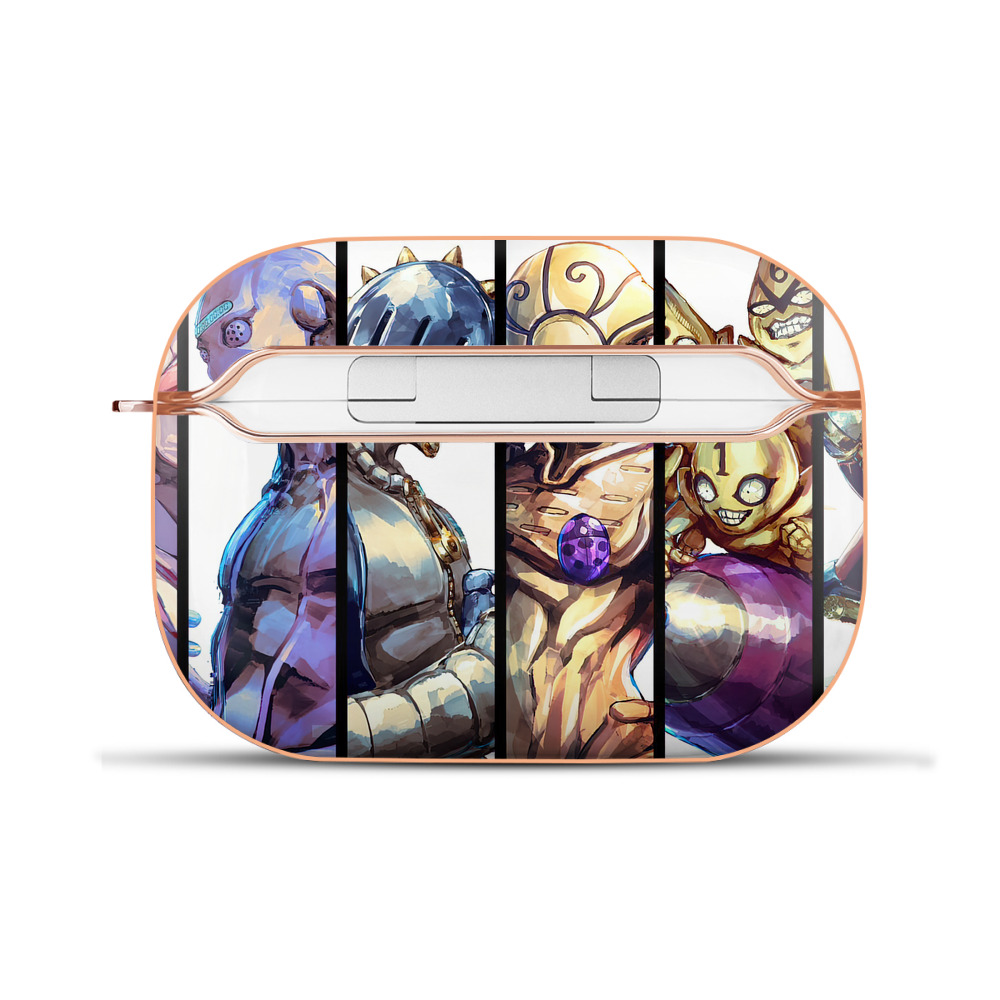 （画像用） ジョジョの奇妙な冒険 JoJo's Bizarre Adventure 【AirPods Pro用】ハードシェル保護ケース｜耐衝撃・防指紋・カラビナ付き商品仕様