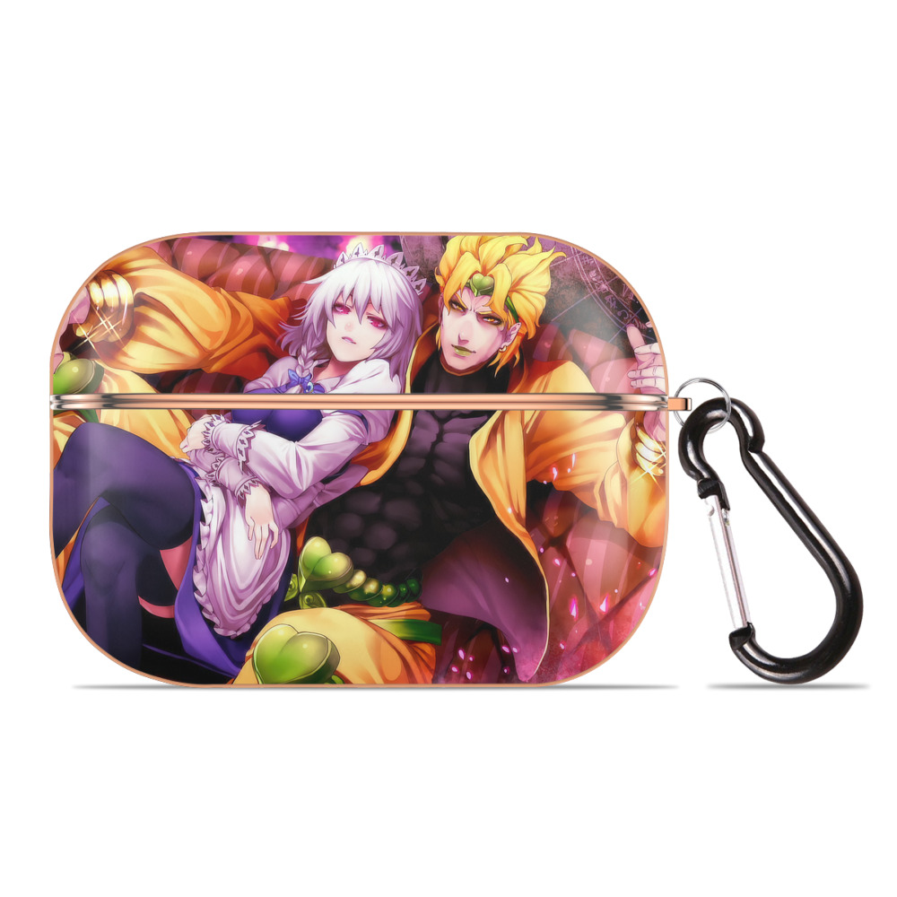 （画像用） ジョジョの奇妙な冒険 JoJo's Bizarre Adventure 【AirPods Pro用】ハードシェル保護ケース｜耐衝撃・防指紋・カラビナ付き商品仕様