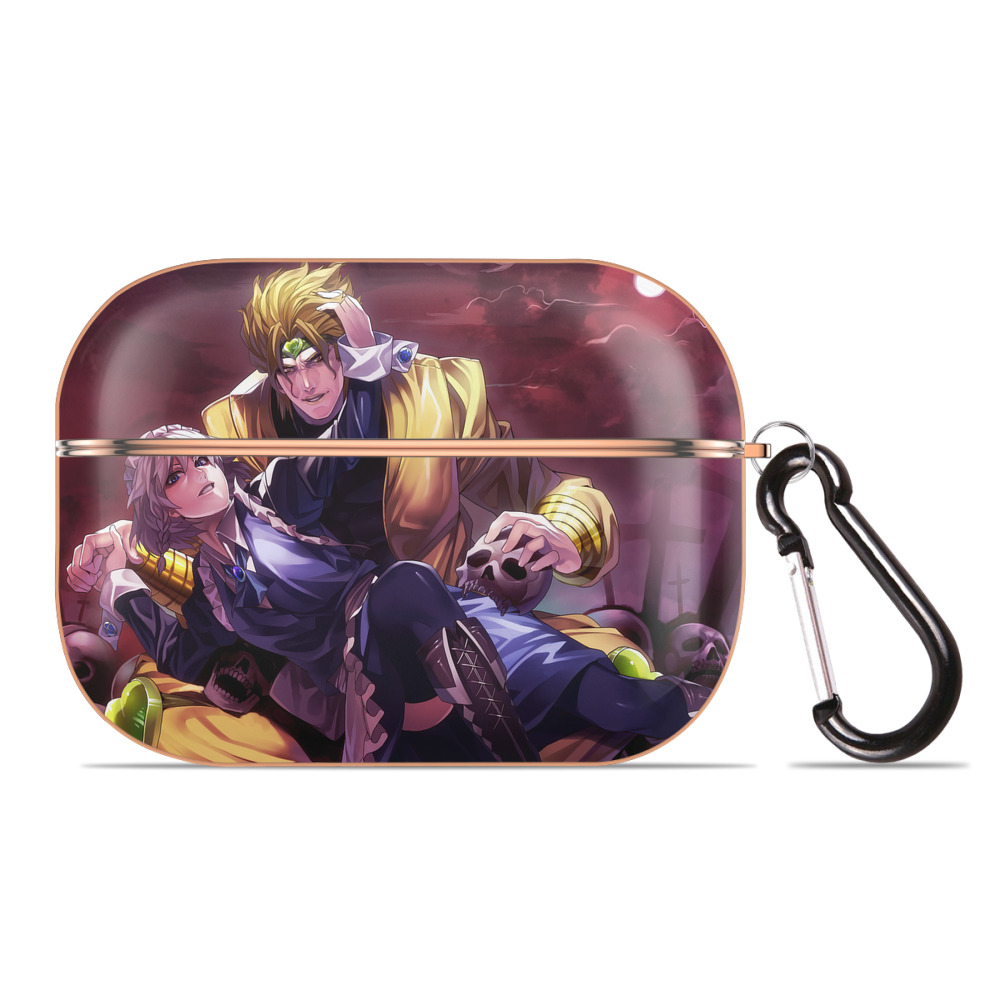 （画像用） ジョジョの奇妙な冒険 JoJo's Bizarre Adventure 【AirPods Pro用】ハードシェル保護ケース｜耐衝撃・防指紋・カラビナ付き商品仕様