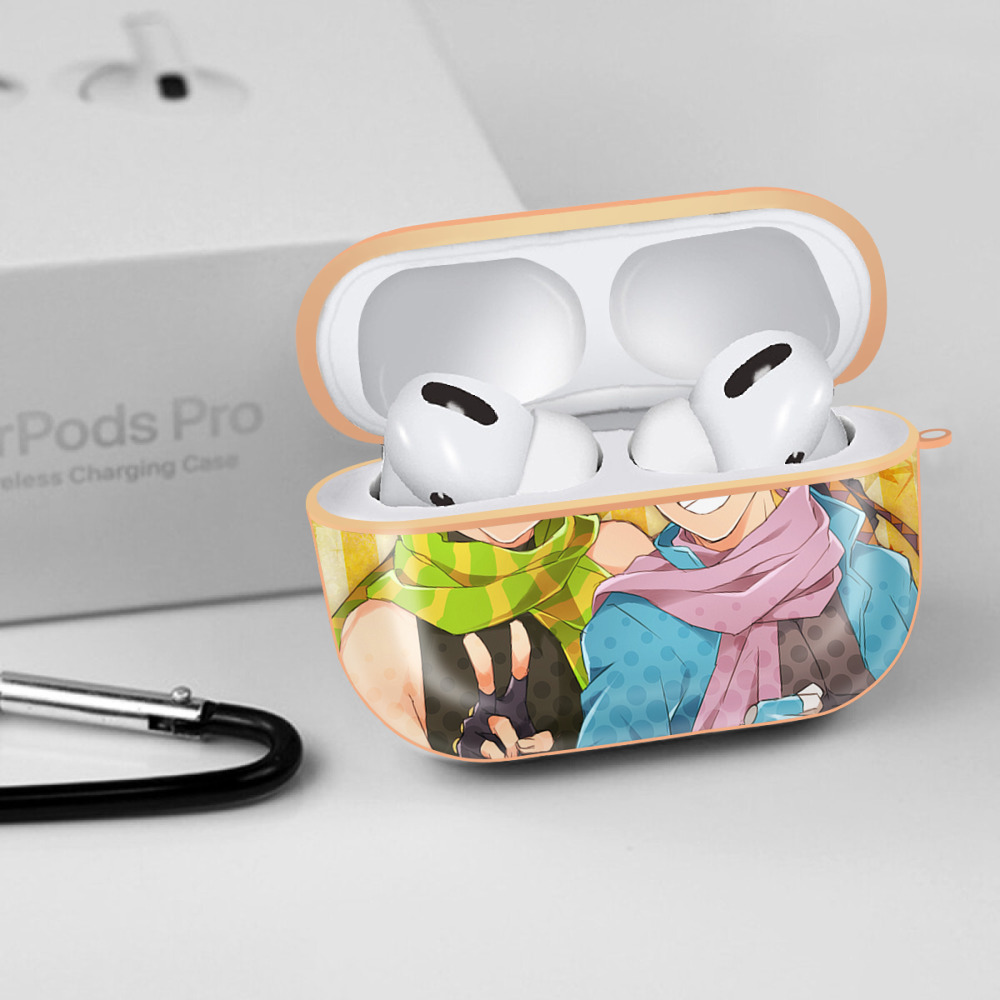 ジョジョの奇妙な冒険 JoJo's Bizarre Adventure 【AirPods Pro用】ハードシェル保護ケース｜耐衝撃・防指紋・カラビナ付き商品仕様