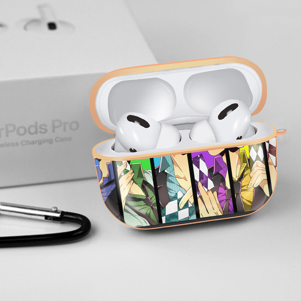 ジョジョの奇妙な冒険 JoJo's Bizarre Adventure 【AirPods Pro用】ハードシェル保護ケース｜耐衝撃・防指紋・カラビナ付き商品仕様