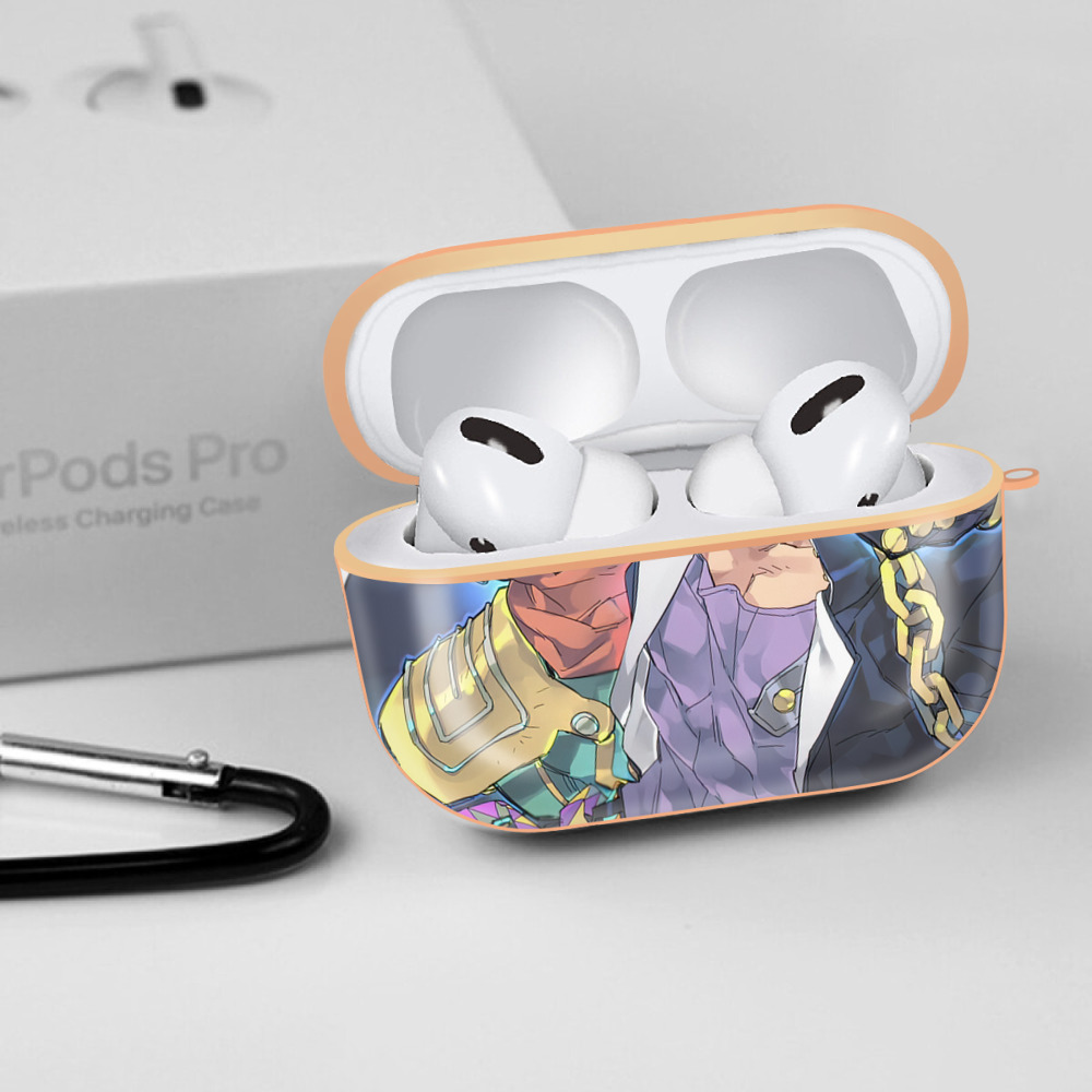 ジョジョの奇妙な冒険 JoJo's Bizarre Adventure 【AirPods Pro用】ハードシェル保護ケース｜耐衝撃・防指紋・カラビナ付き商品仕様