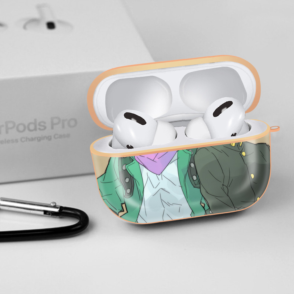 ジョジョの奇妙な冒険 JoJo's Bizarre Adventure 【AirPods Pro用】ハードシェル保護ケース｜耐衝撃・防指紋・カラビナ付き商品仕様