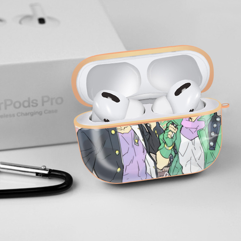 ジョジョの奇妙な冒険 JoJo's Bizarre Adventure 【AirPods Pro用】ハードシェル保護ケース｜耐衝撃・防指紋・カラビナ付き商品仕様
