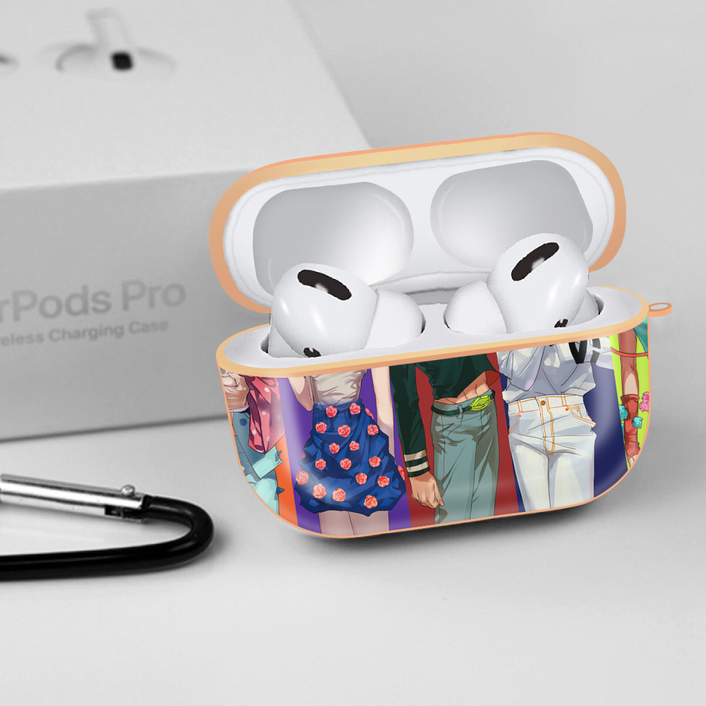 ジョジョの奇妙な冒険 JoJo's Bizarre Adventure 【AirPods Pro用】ハードシェル保護ケース｜耐衝撃・防指紋・カラビナ付き商品仕様