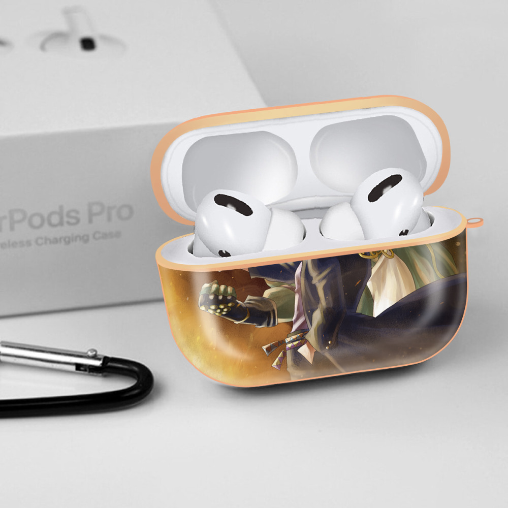 ジョジョの奇妙な冒険 JoJo's Bizarre Adventure 【AirPods Pro用】ハードシェル保護ケース｜耐衝撃・防指紋・カラビナ付き商品仕様